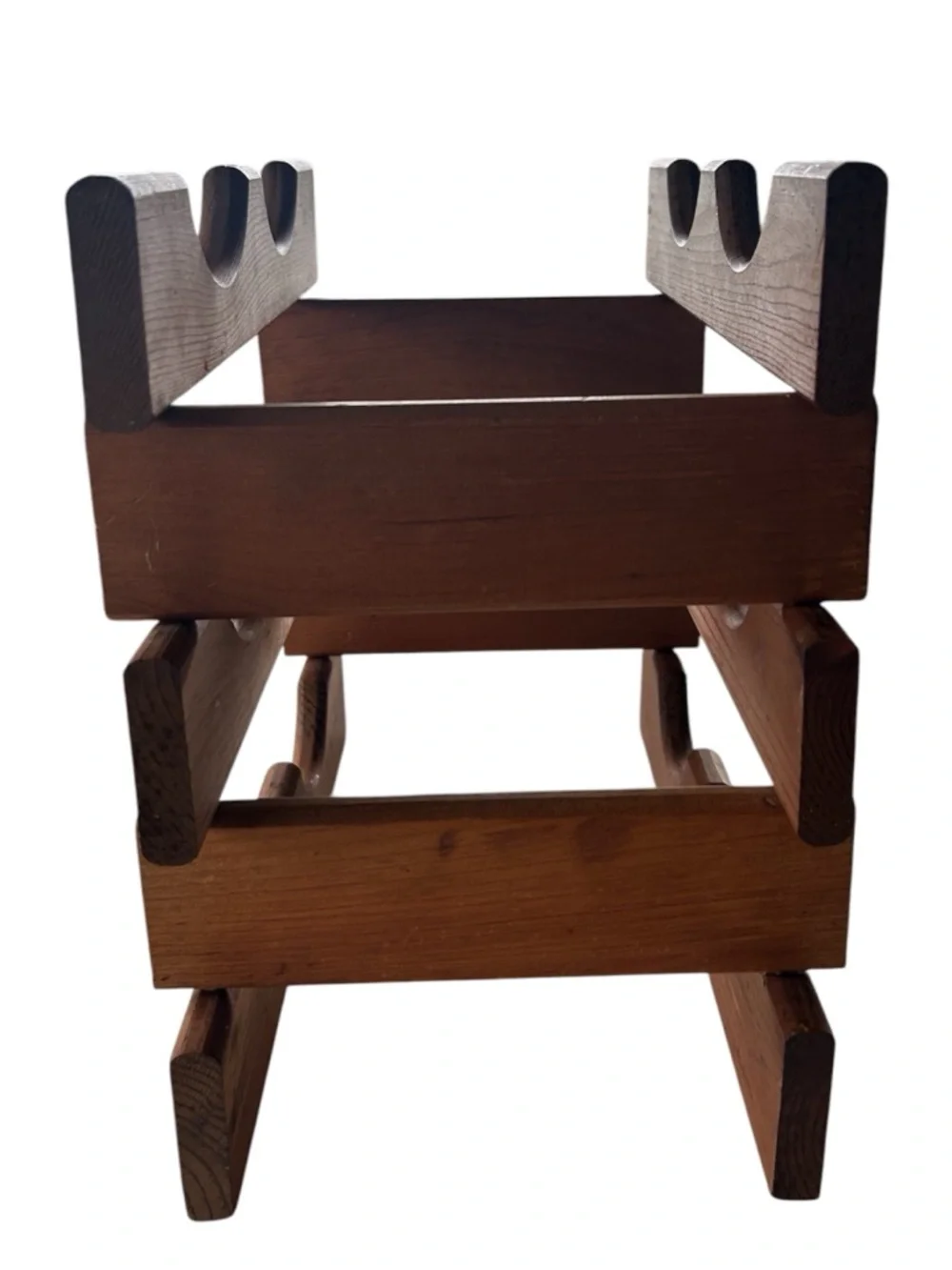 Vintage compact wooden